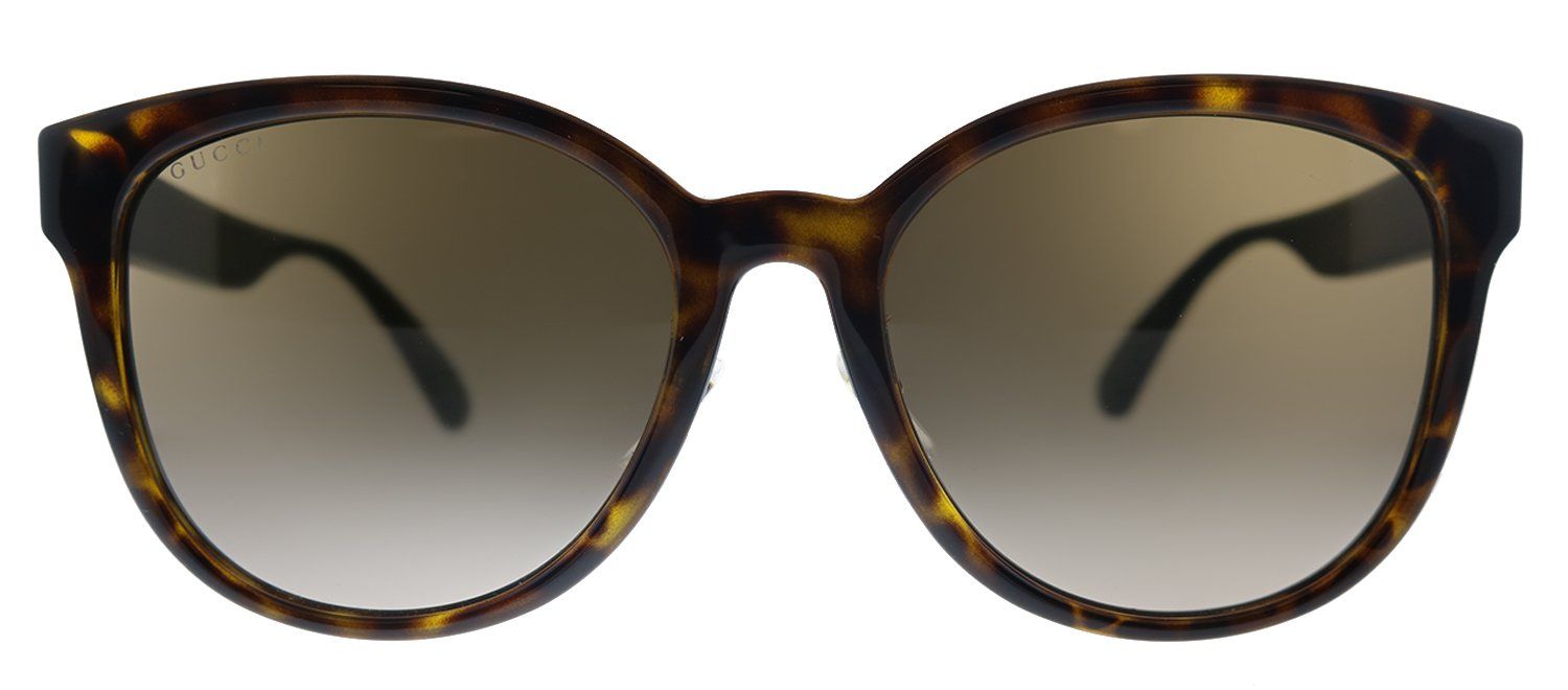 Gucci GG 0854SK 003 Cat-Eye Acetate Havana Sunglasses with Brown Gradient Lens sold by Gaffos