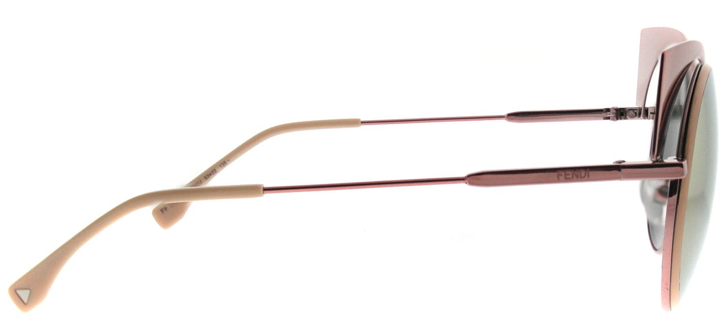 Fendi FF 0177 Z5D Cat-Eye Metal Pink Sunglasses with Pink Mirror Lens sold by Gaffos product image thumbnail 3