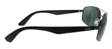 Ray-Ban RB 3527 029/71 Rectangle Metal Gunmetal Sunglasses with Green Lens sold by Gaffos