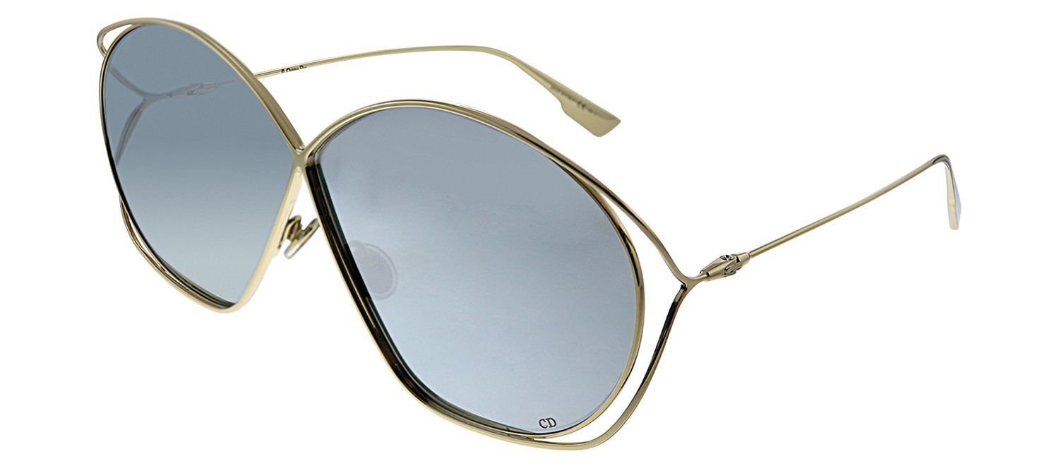 Dior CD Stellaire2 83I 0T Geometric Metal Gold Sunglasses with Silver Mirror Lens sold by Gaffos product image thumbnail 2