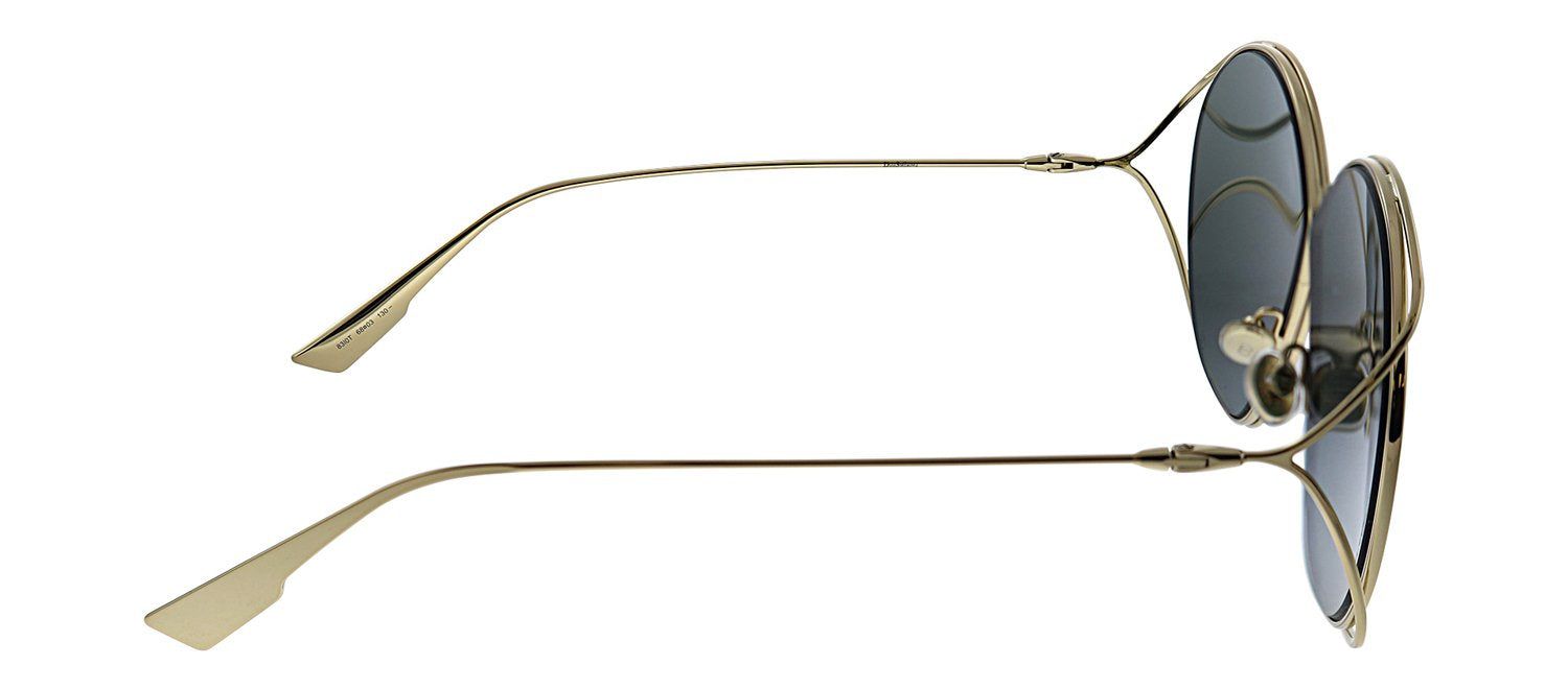 Dior CD Stellaire2 83I 0T Geometric Metal Gold Sunglasses with Silver Mirror Lens sold by Gaffos product image thumbnail 3