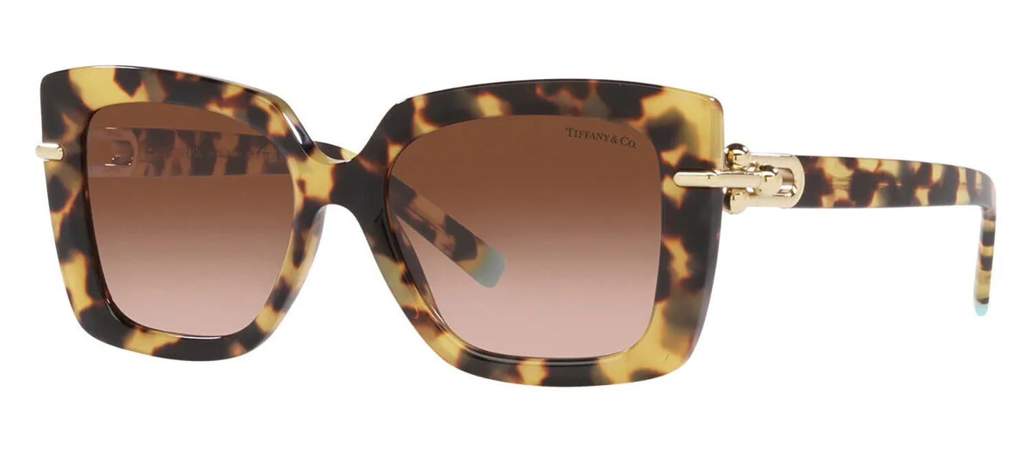 Tiffany & Co. TF 4199 80643B Butterfly Acetate Brown Sunglasses with Brown Gradient Lens sold by Gaffos