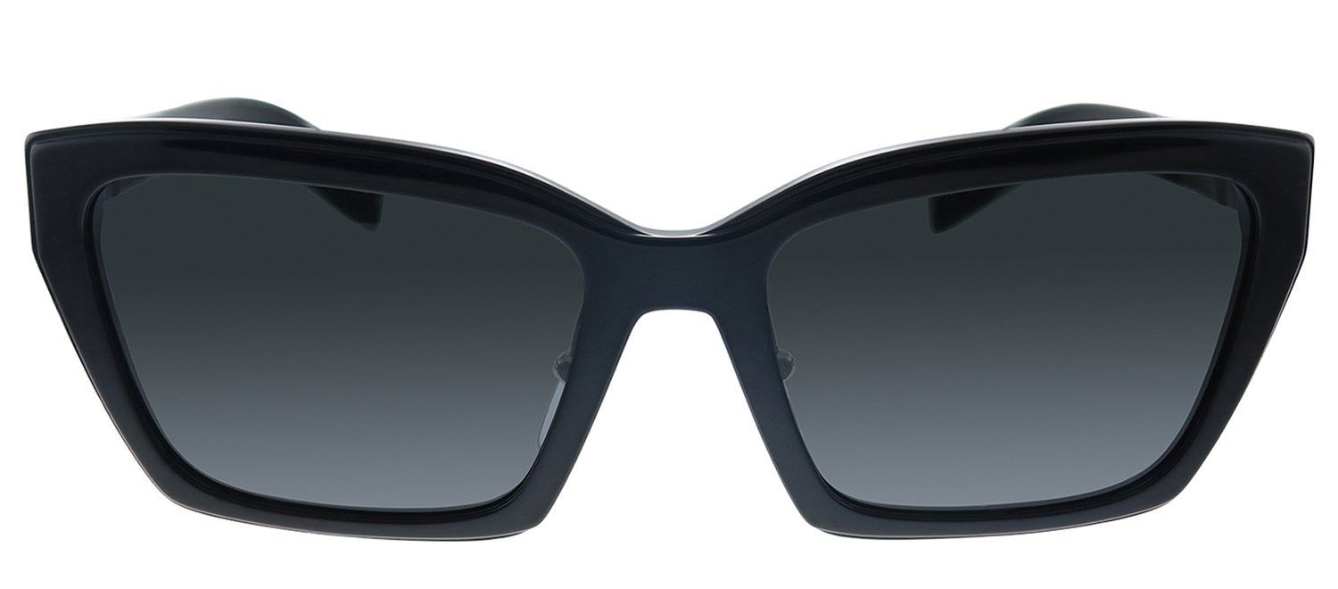Prada PR 14XS 1AB5S0 Cat-Eye Plastic Black Sunglasses with Grey Lens sold by Gaffos