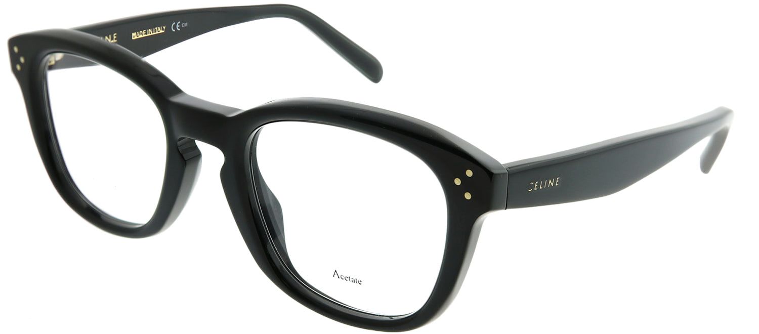Celine CL 41387/F 807 Square Plastic Black Eyeglasses with Demo Lens sold by Gaffos product image thumbnail 2
