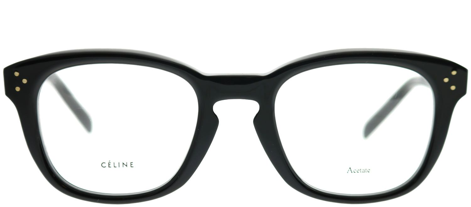 Celine CL 41387/F 807 Square Plastic Black Eyeglasses with Demo Lens sold by Gaffos