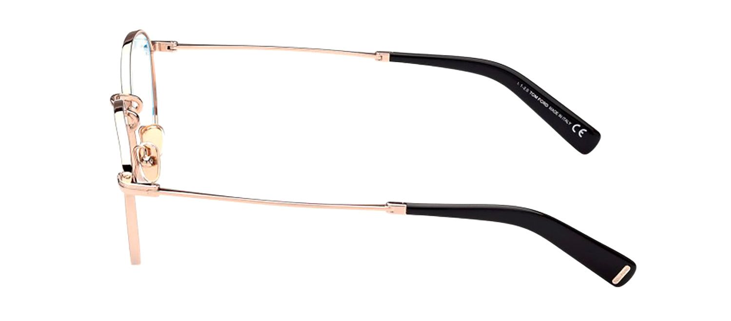 Tom Ford FT 5749-B 028 Round Metal Gold Eyeglasses with Clear Lens sold by Gaffos product image thumbnail 2