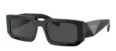 Prada PR 06YS 09Q5S0 Rectangle Plastic Black Sunglasses with Grey Lens sold by Gaffos