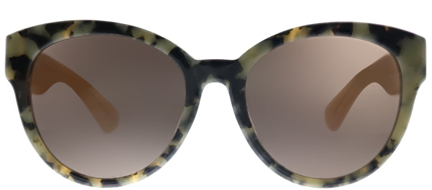 Kate Spade KS Jenisa/F/S QSM Cat-Eye Plastic Tortoise/ Havana Sunglasses with Grey Lens sold by Gaffos