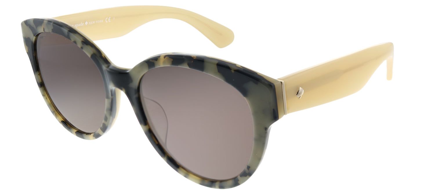 Kate Spade KS Jenisa/F/S QSM Cat-Eye Plastic Tortoise/ Havana Sunglasses with Grey Lens sold by Gaffos product image thumbnail 2