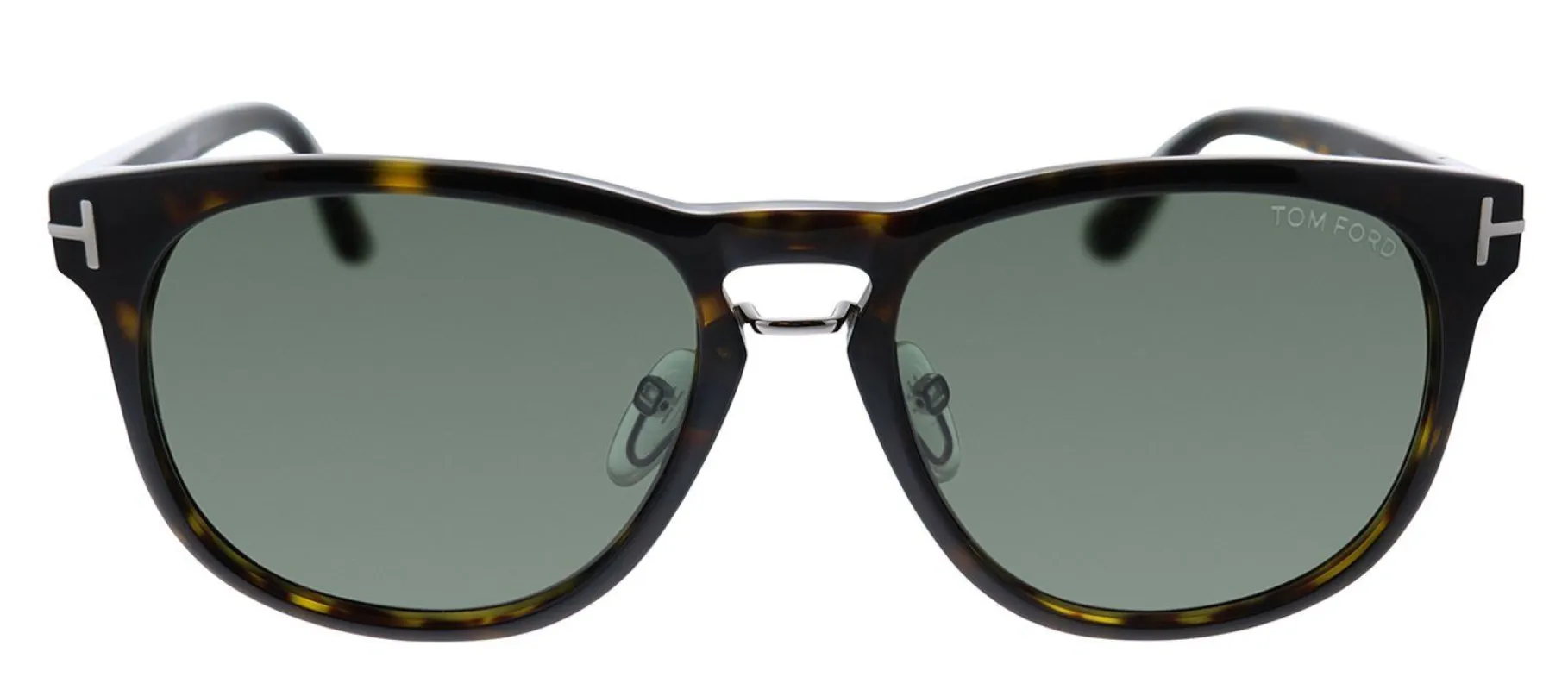 Tom Ford FT 0564 18C Oval Metal Silver Sunglasses with Grey Mirror Lens sold by Gaffos