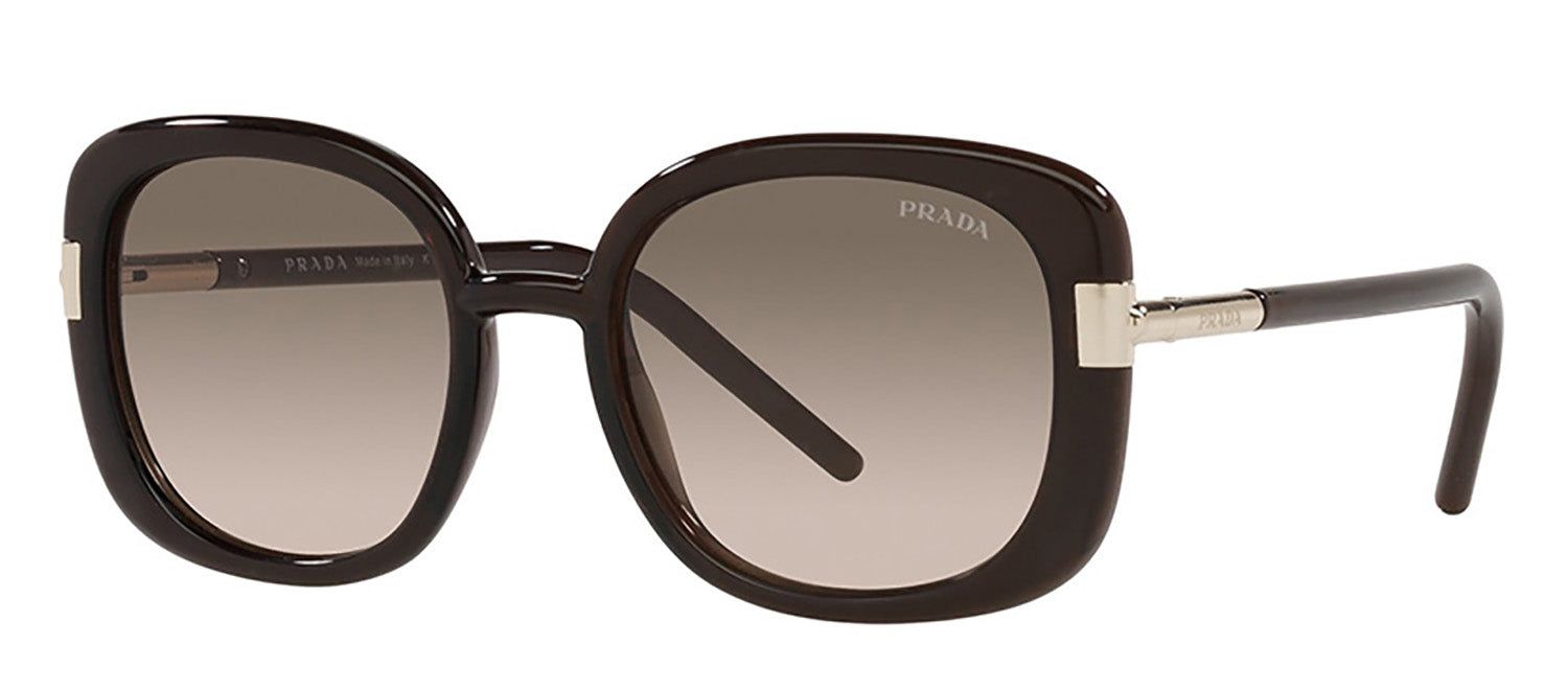 Prada PR 04WS 05M3D0 Square Plastic Brown Sunglasses with Brown Gradient Lens sold by Gaffos product image thumbnail 2