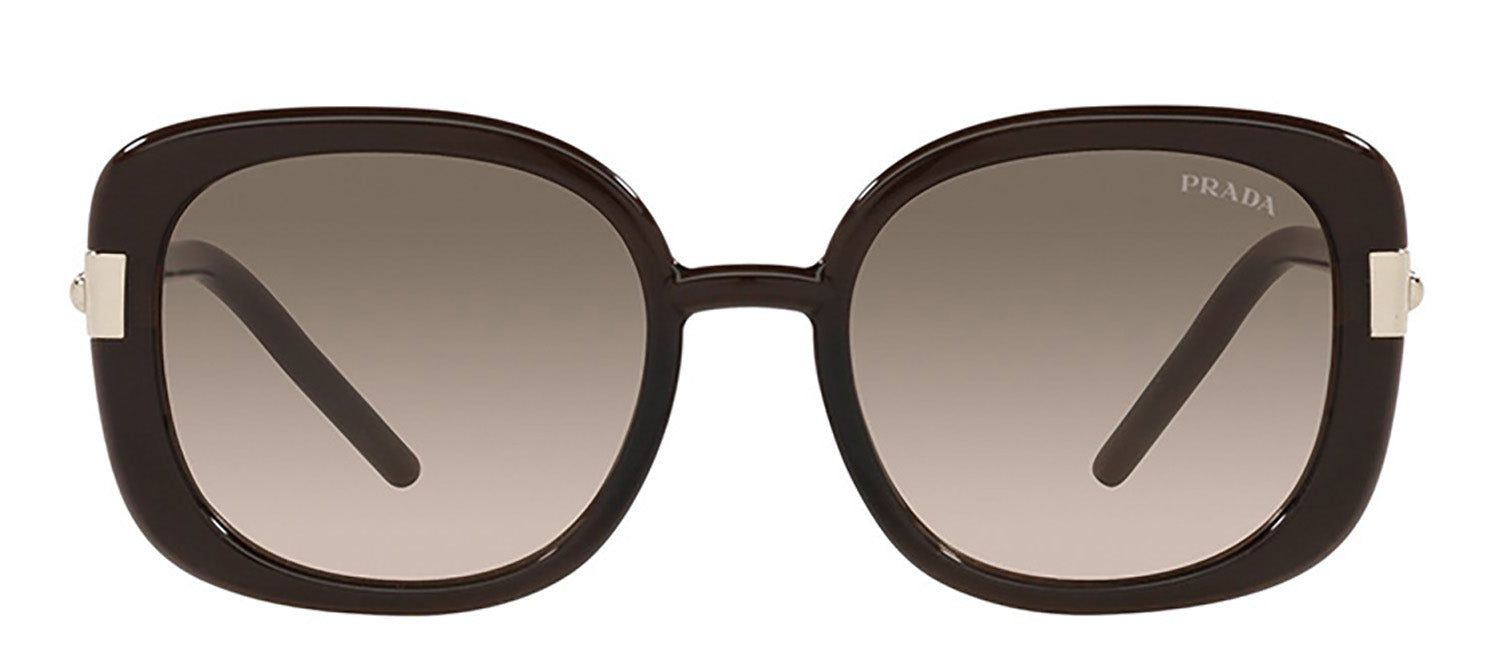 Prada PR 04WS 05M3D0 Square Plastic Brown Sunglasses with Brown Gradient Lens sold by Gaffos