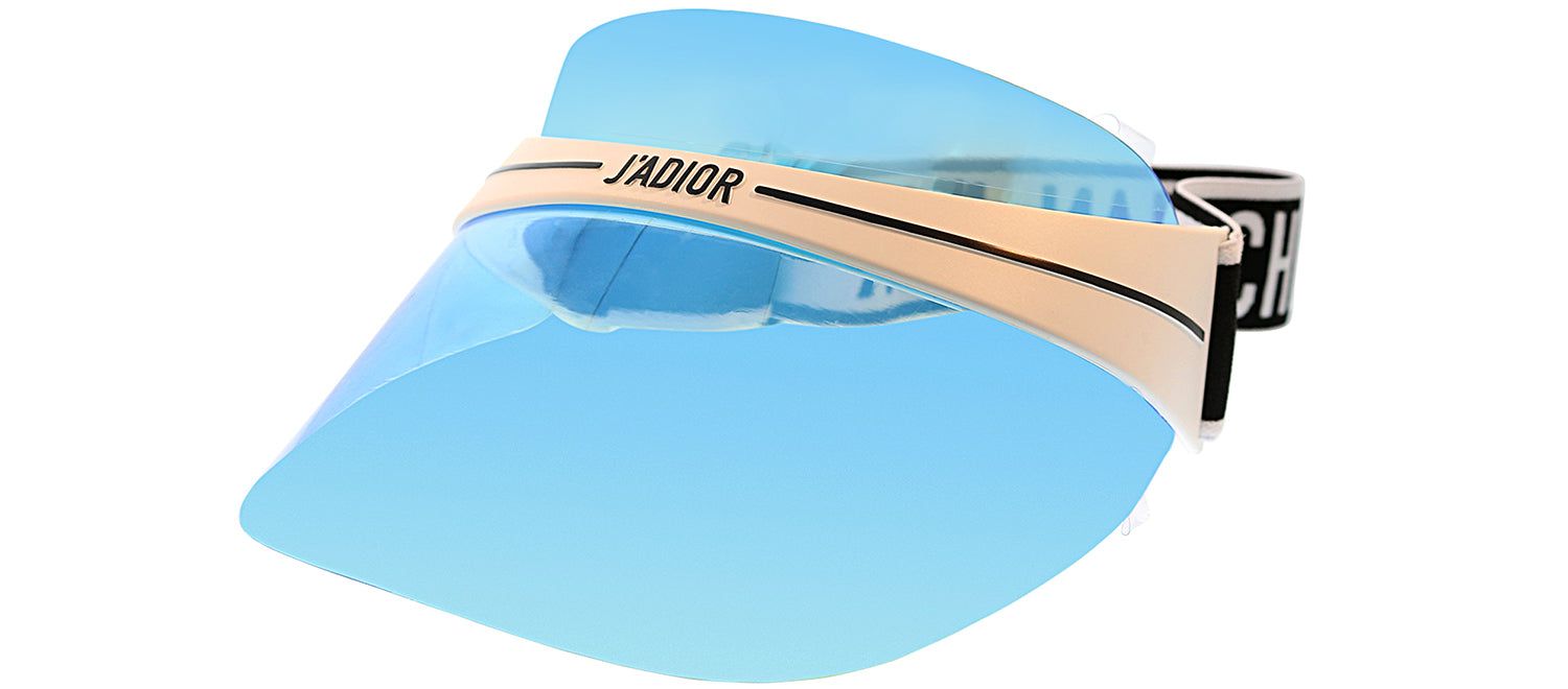 Dior CD DiorClub1 G0Y Plastic Black with Blue Mirror Visor sold by Gaffos product image thumbnail 2