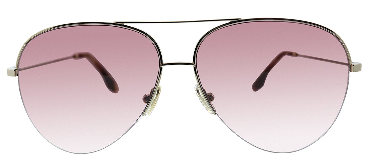 Victoria Beckham VB 90S 712 Pilot Metal Gold Sunglasses with Purple Lens sold by Gaffos