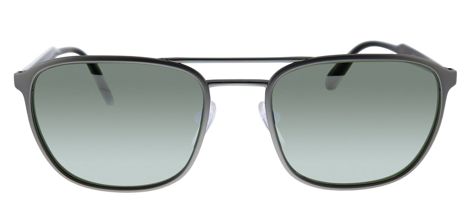 Prada PR 75VS 523722 Square Metal Grey Sunglasses with Grey Mirror Lens sold by Gaffos