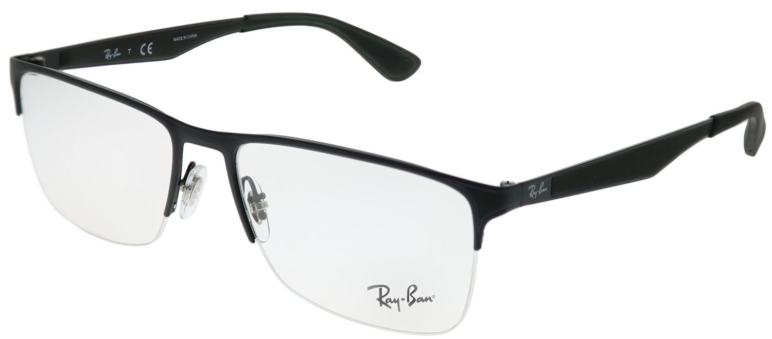 Ray-Ban RX 6335 2503 Rectangle Metal Black Eyeglasses with Demo Lens sold by Gaffos product image thumbnail 2