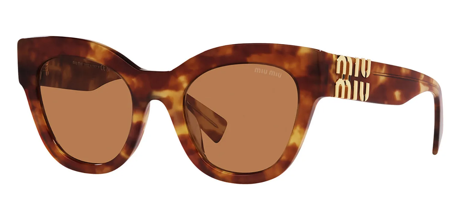 Miu Miu MU 01YS 4BW2Z1 Square Plastic Brown Sunglasses with Brown Lens sold by Gaffos product image thumbnail 2