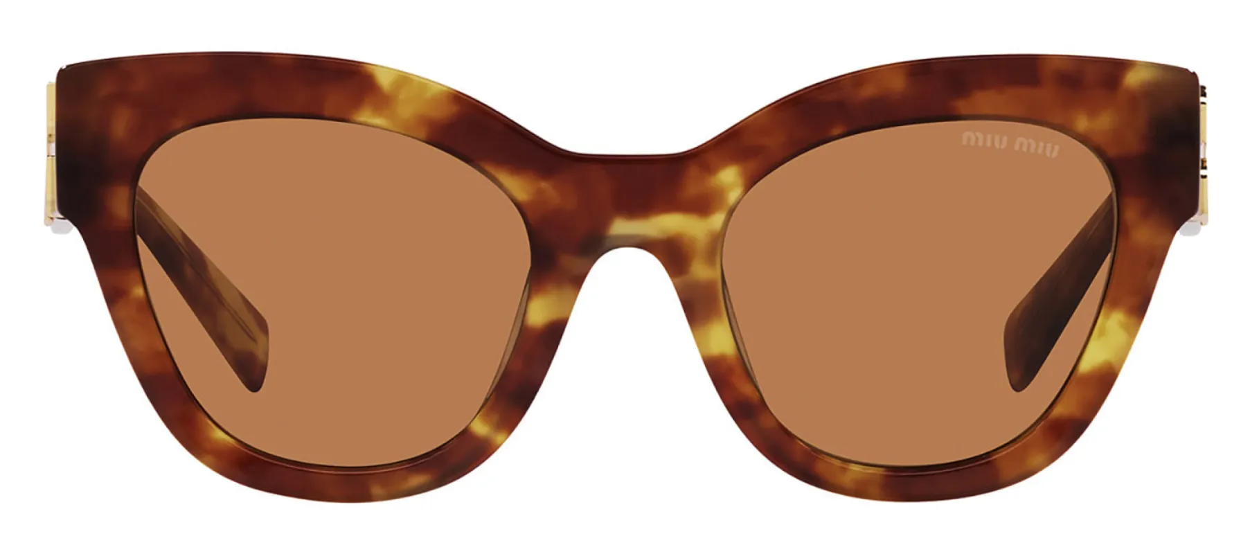 Miu Miu MU 01YS 4BW2Z1 Square Plastic Brown Sunglasses with Brown Lens sold by Gaffos