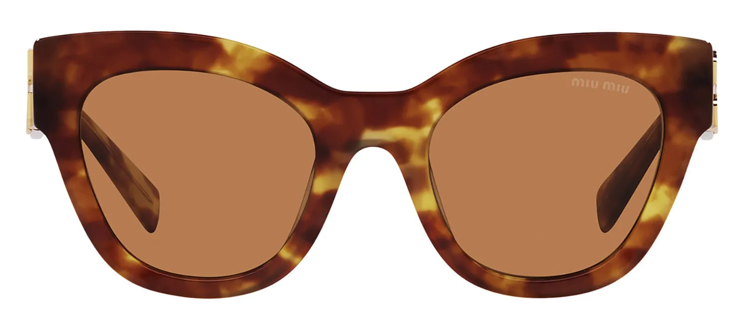 Miu Miu MU 01YS 4BW2Z1 Square Plastic Brown Sunglasses with Brown Lens sold by Gaffos