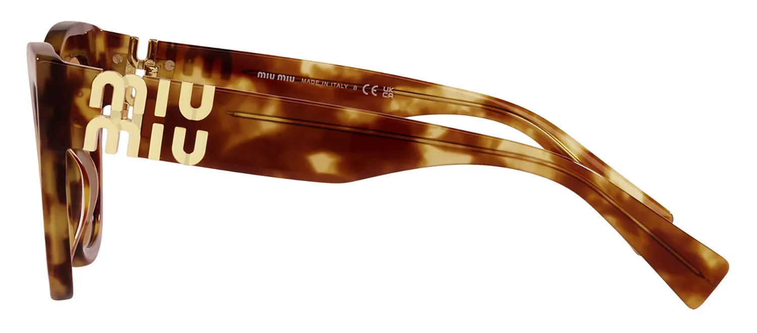 Miu Miu MU 01YS 4BW2Z1 Square Plastic Brown Sunglasses with Brown Lens sold by Gaffos product image thumbnail 3