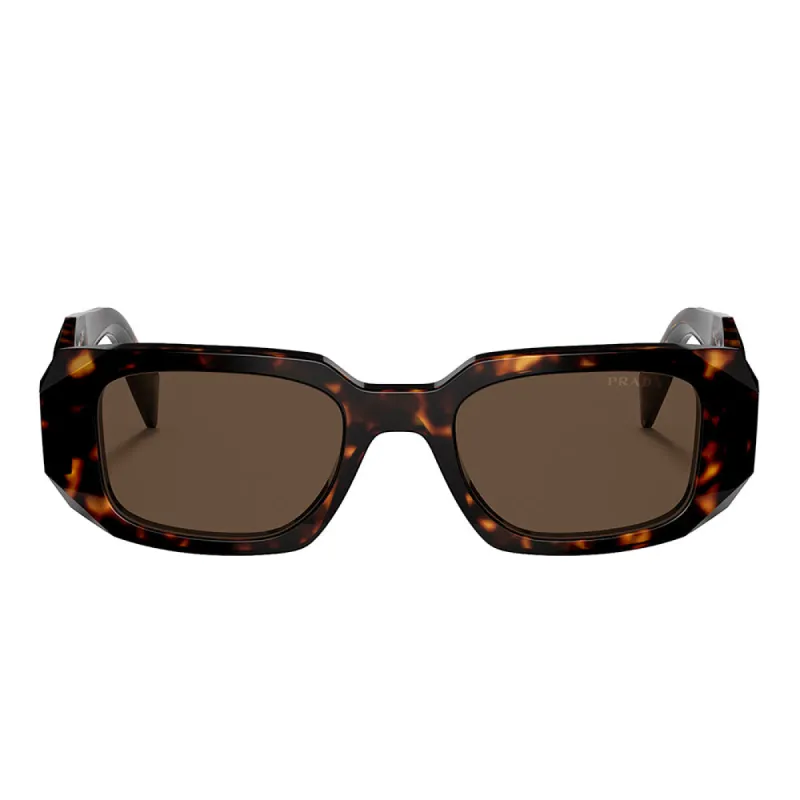 Prada PR 17WS 2AU8C1 Rectangle Plastic Tortoise Sunglasses with Brown Lens sold by Gaffos