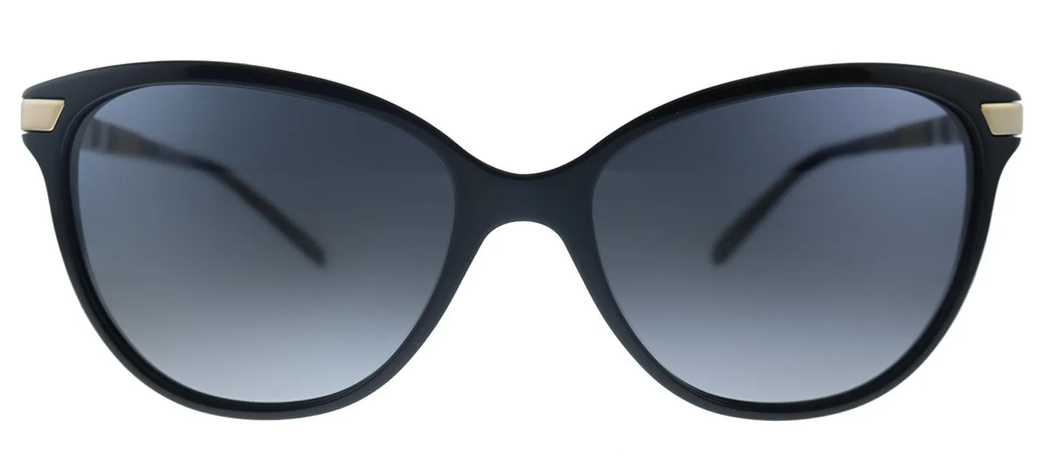 Burberry BE 4216 3001T3 Cat-Eye Plastic Black Sunglasses with Grey Gradient, Polarized Lens sold by Gaffos