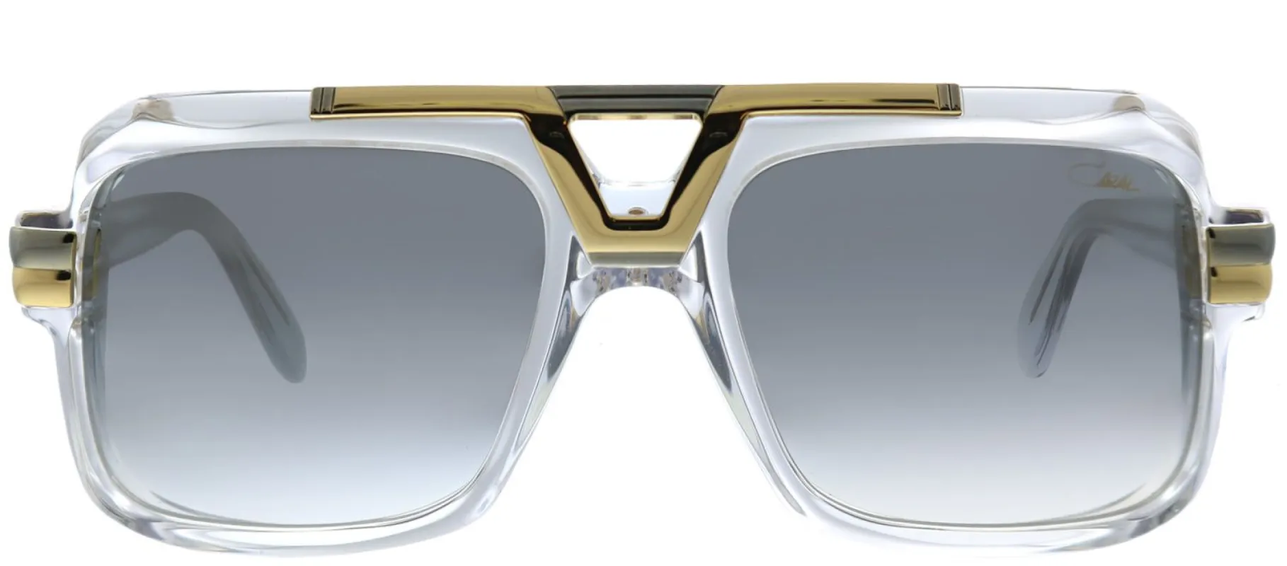 Cazal Cazal 664 003SG Aviator Plastic Clear Sunglasses with Grey Gradient Lens sold by Gaffos