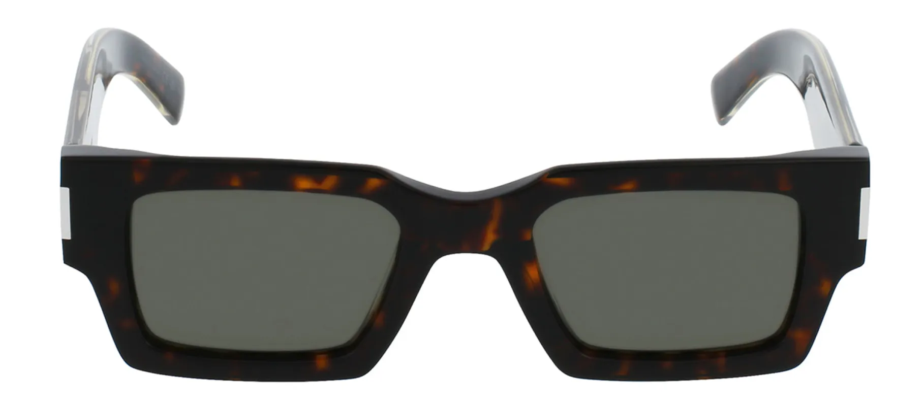 Saint Laurent CLASSIC SL 572S 002 Rectangle Plastic Havana Sunglasses with Grey Lens sold by Gaffos