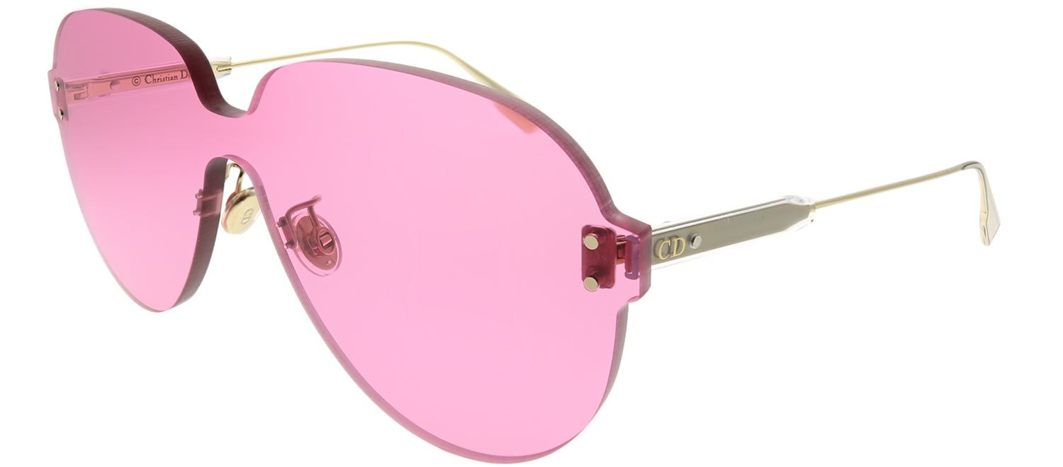 Dior CD ColorQuake3 MU1 U1 Aviator Plastic Pink Sunglasses with Pink Lens sold by Gaffos product image thumbnail 2