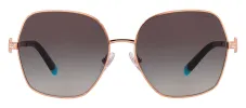 Tiffany & Co. TF 3085B 61053C Geometric Metal Gold Sunglasses with Grey Gradient Lens sold by Gaffos