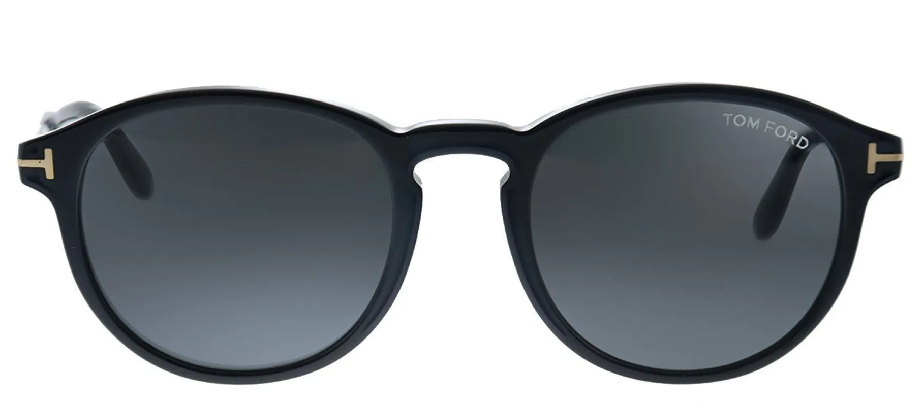 Tom Ford Dante TF 834 01A Round Plastic Black Sunglasses with Grey Lens sold by Gaffos