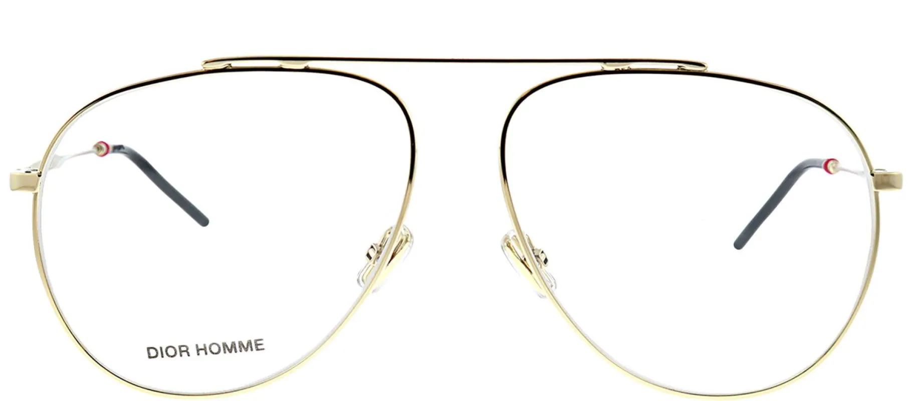 Dior Homme Dior 0221 J5G Aviator Metal Gold Eyeglasses with Demo Lens sold by Gaffos