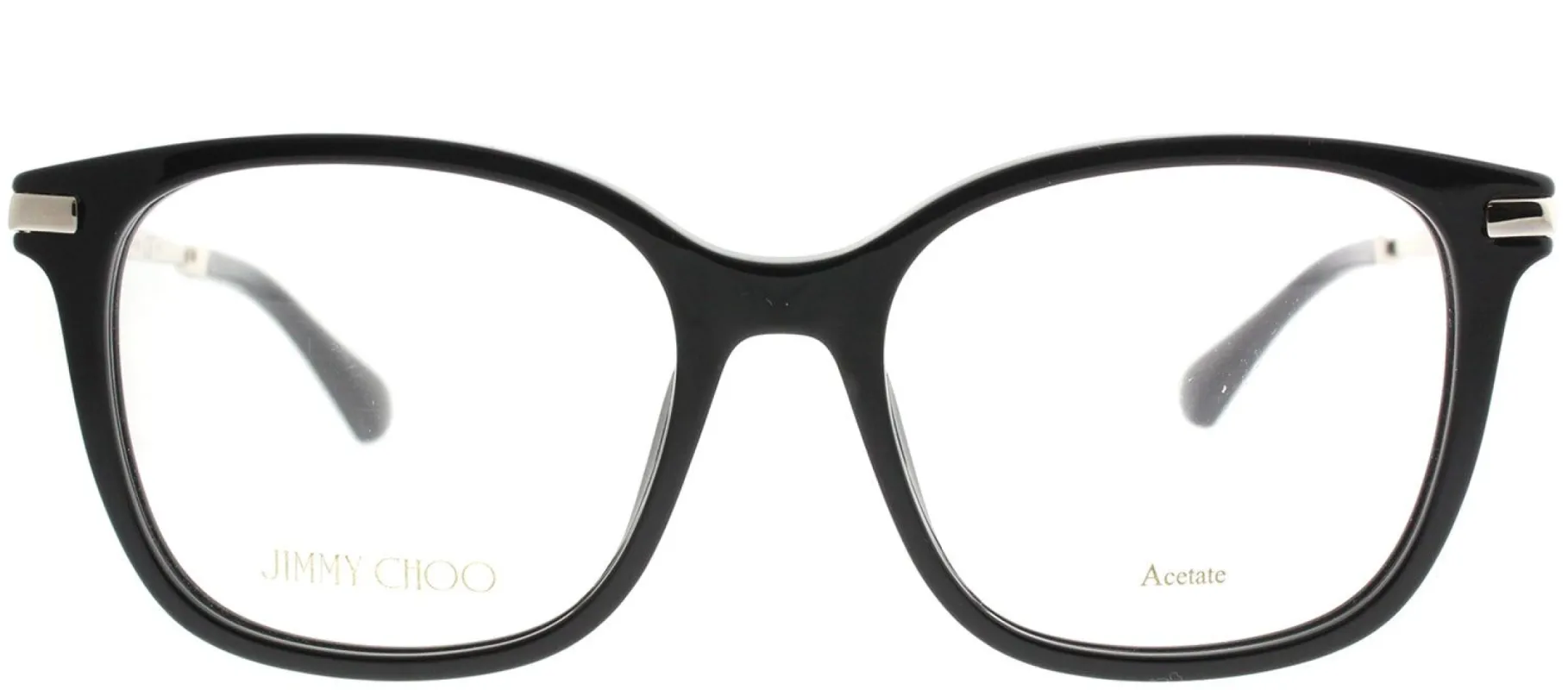 Jimmy Choo JC 195 807 Square Plastic Black Eyeglasses with Demo Lens sold by Gaffos