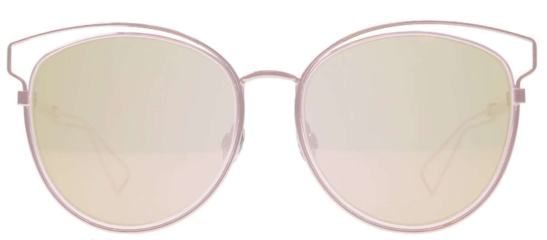 Dior CD Sideral2 JA0 0J Round Metal Pink Sunglasses with Rose Gold lens sold by Gaffos
