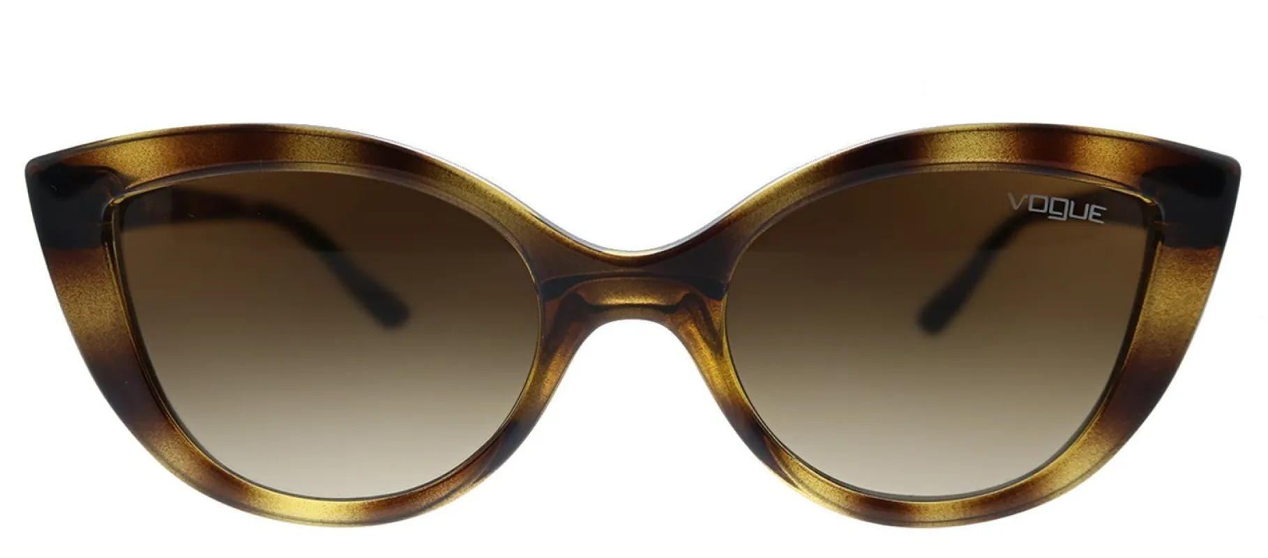 Vogue Eyewear VJ 2003 W65613 Cat-Eye Plastic Dark Havana Sunglasses with Brown Gradient Lens sold by Gaffos