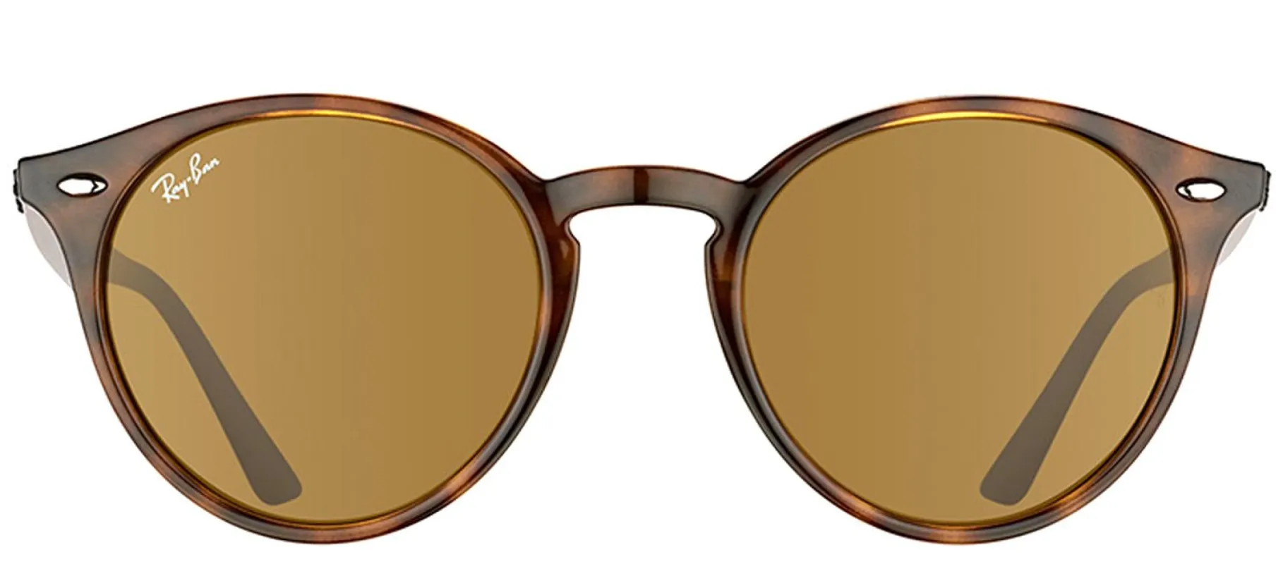 Ray-Ban RB 2180 710/73 Round Plastic Tortoise/ Havana Sunglasses with Brown Lens sold by Gaffos