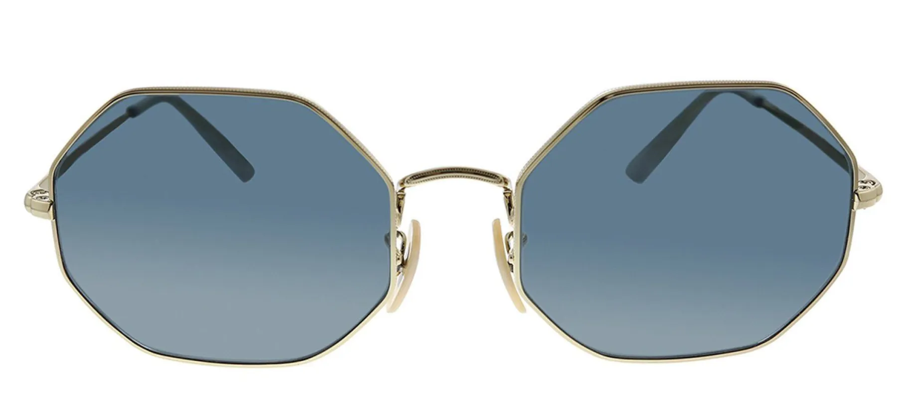 Ray-Ban RB 1972 9201R5 Geometric Metal Gold Sunglasses with Blue Crystal Lens sold by Gaffos