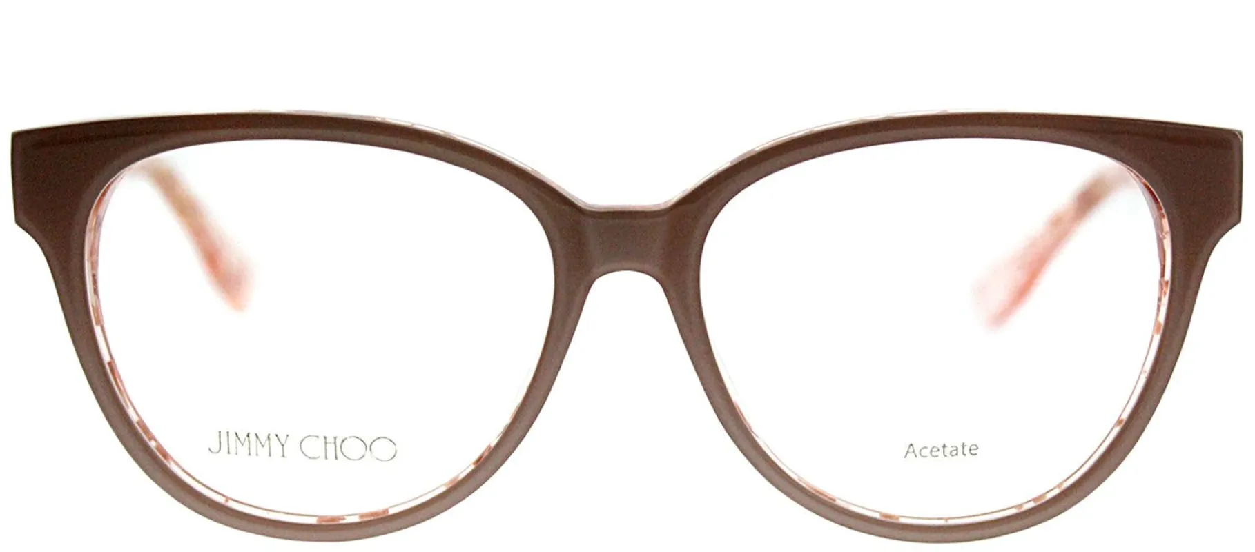 Jimmy Choo JC 145F J42 Cat-Eye Plastic Pink Eyeglasses with Demo Lens sold by Gaffos