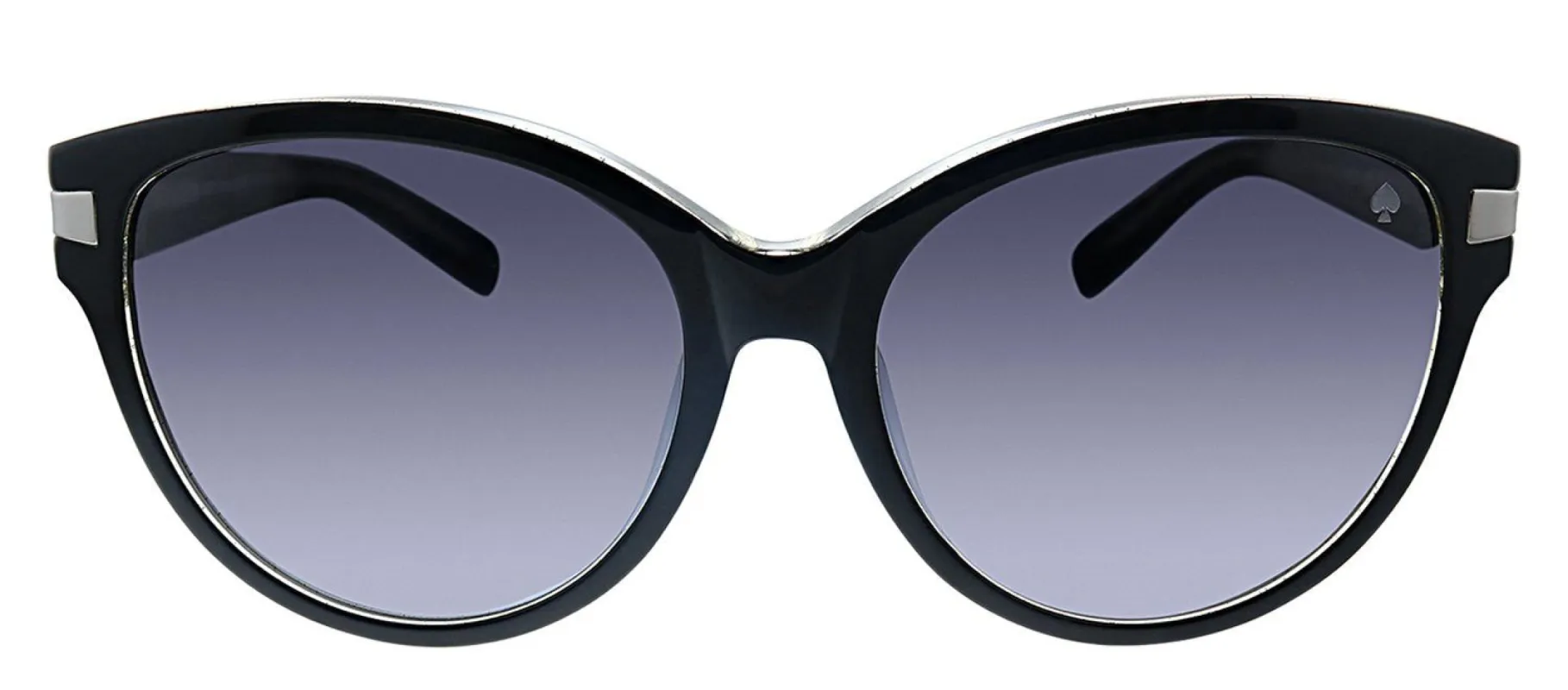 Kate Spade KS Ada/F/S PLT Cat-Eye Plastic Black Sunglasses with Grey Gradient Lens sold by Gaffos