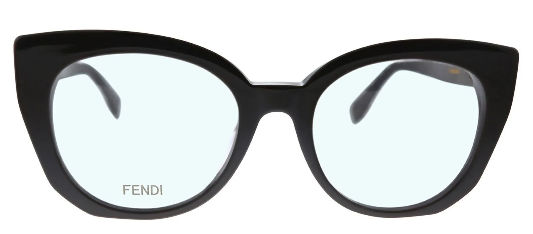 Fendi FF 0272 09Q Round Plastic Black Eyeglasses with Demo Lens sold by Gaffos
