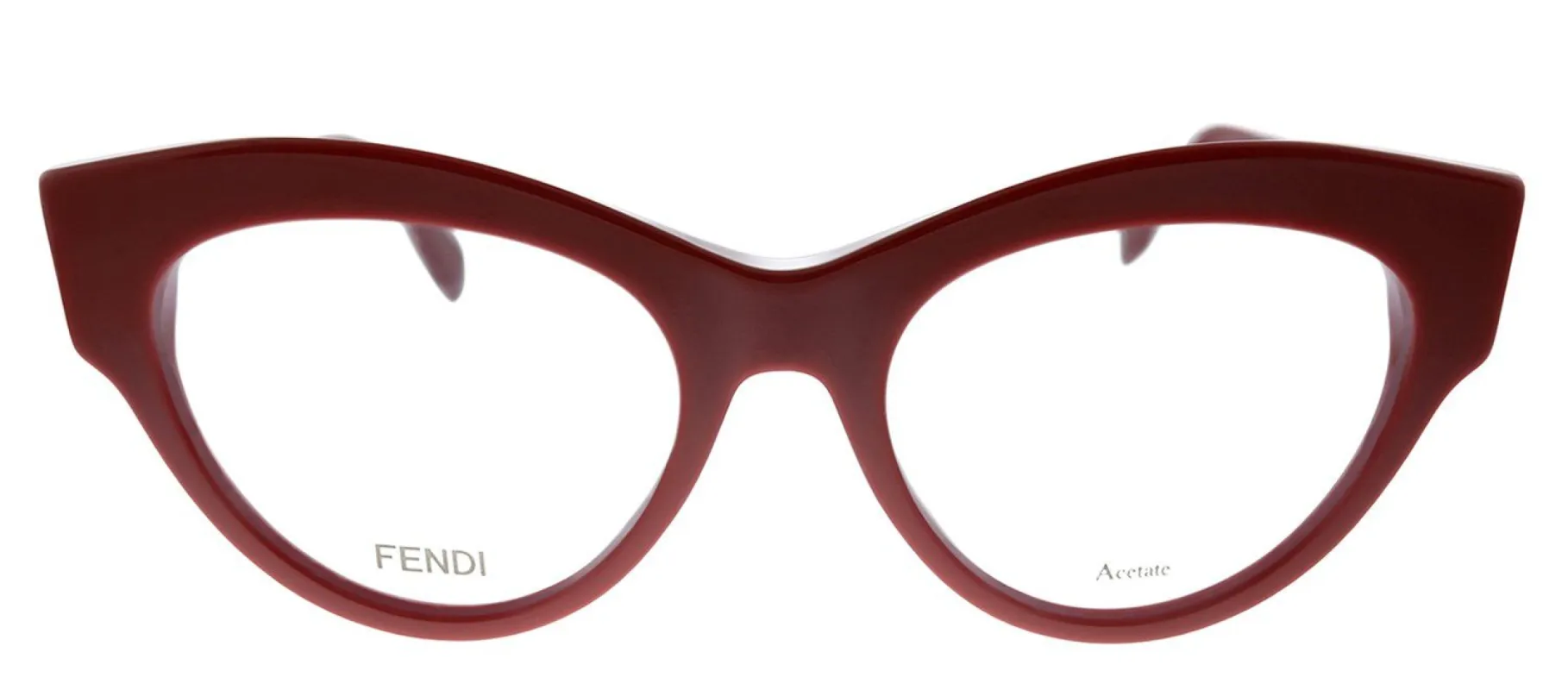 Fendi FF 0273 C9A Cat-Eye Plastic Red Eyeglasses with Demo Lens sold by Gaffos