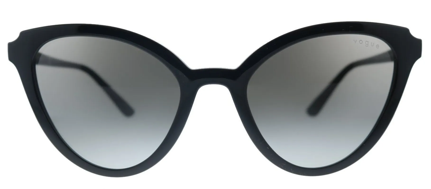 Vogue Eyewear VO 5294S W44/11 Cat-Eye Plastic Black Sunglasses with Grey Gradient Lens sold by Gaffos