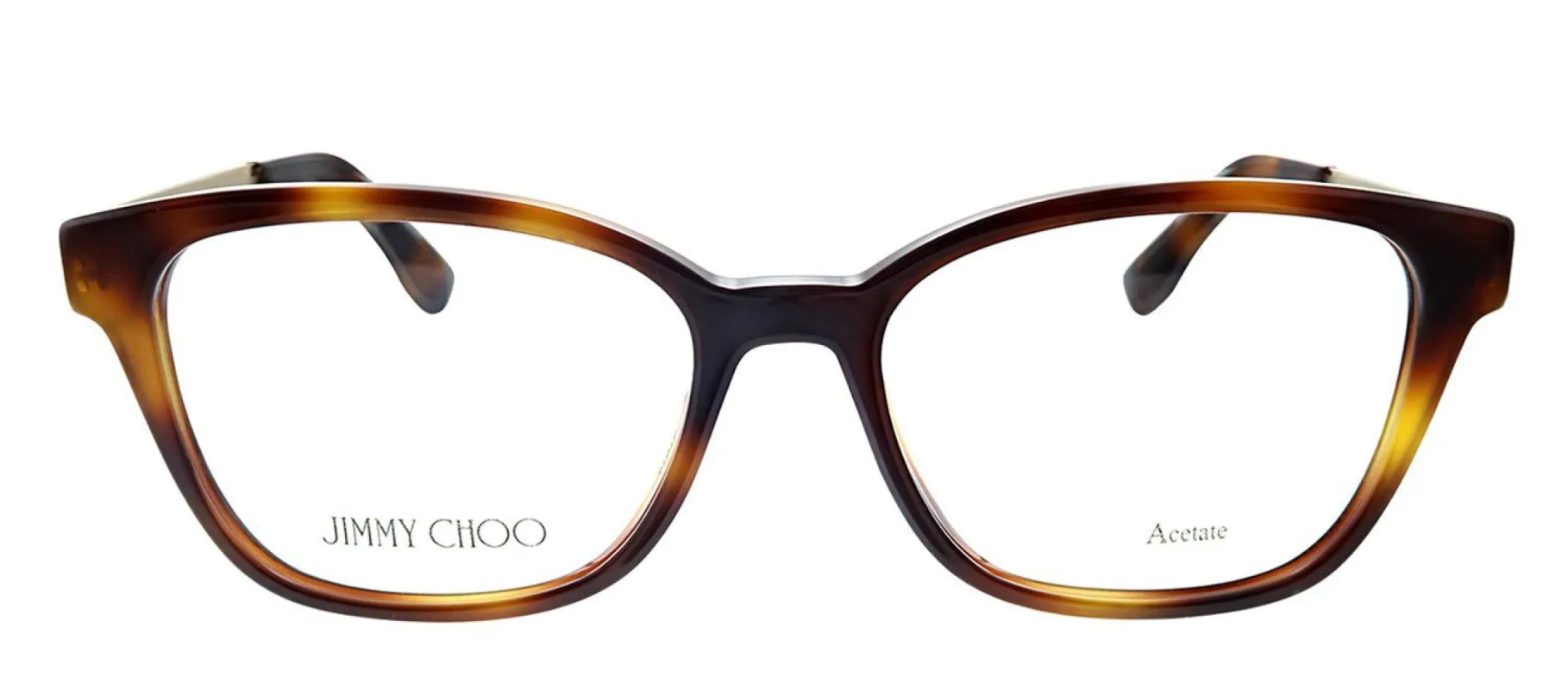 Jimmy Choo JC 160 BHZ Cat-Eye Plastic Havana Eyeglasses with Demo Lens sold by Gaffos