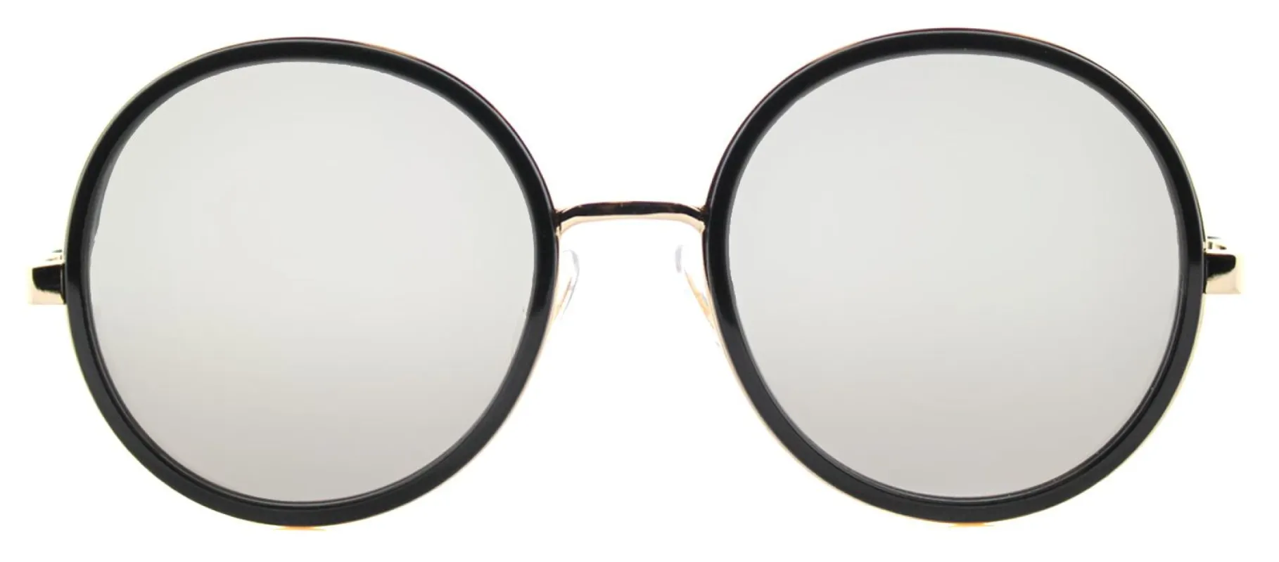 Jimmy Choo JC Andie J7Q M3 Round Metal Gold Sunglasses with Silver Mirror Lens sold by Gaffos