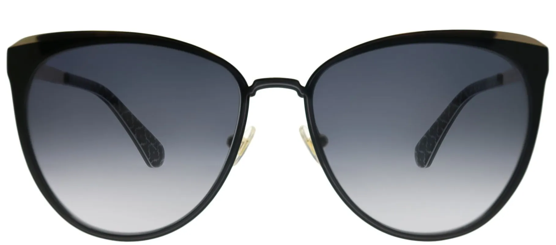 Kate Spade KS Jabrea 807 9O Cat-Eye Metal Black Sunglasses with Grey Gradient Lens sold by Gaffos