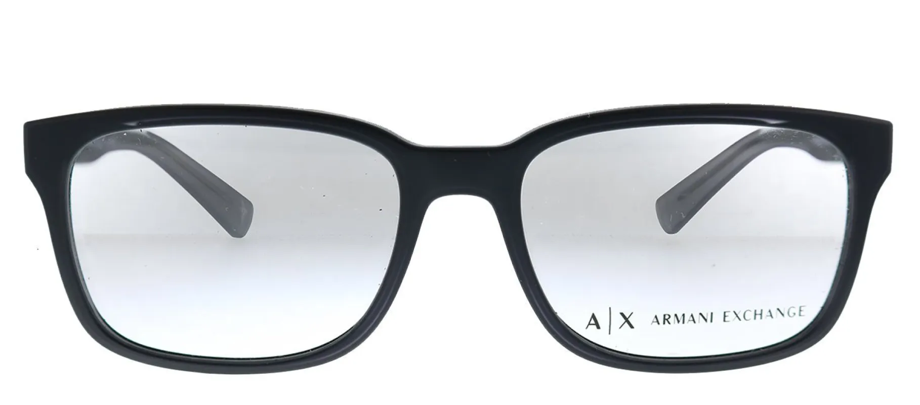 Armani Exchange AX 3029 8182 Square Plastic Blue Eyeglasses with Demo Lens sold by Gaffos