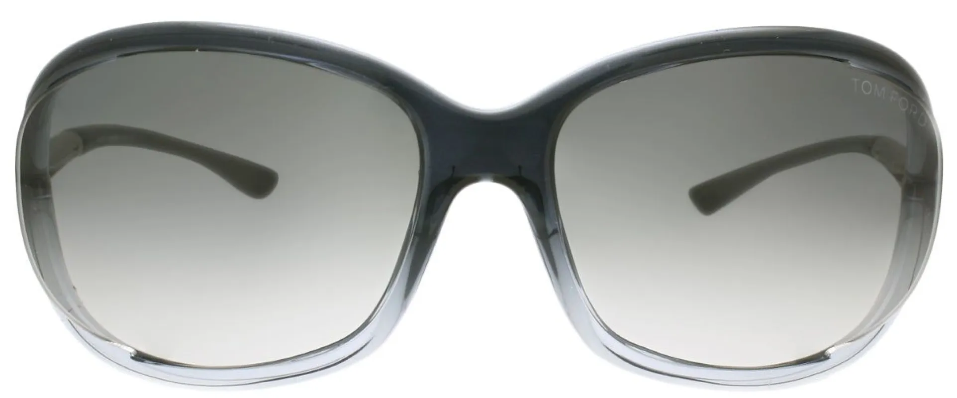 Tom Ford Jennifer TF 8 20B Fashion Plastic Grey Sunglasses with Grey Gradent Gradient Lens made by Gaffos