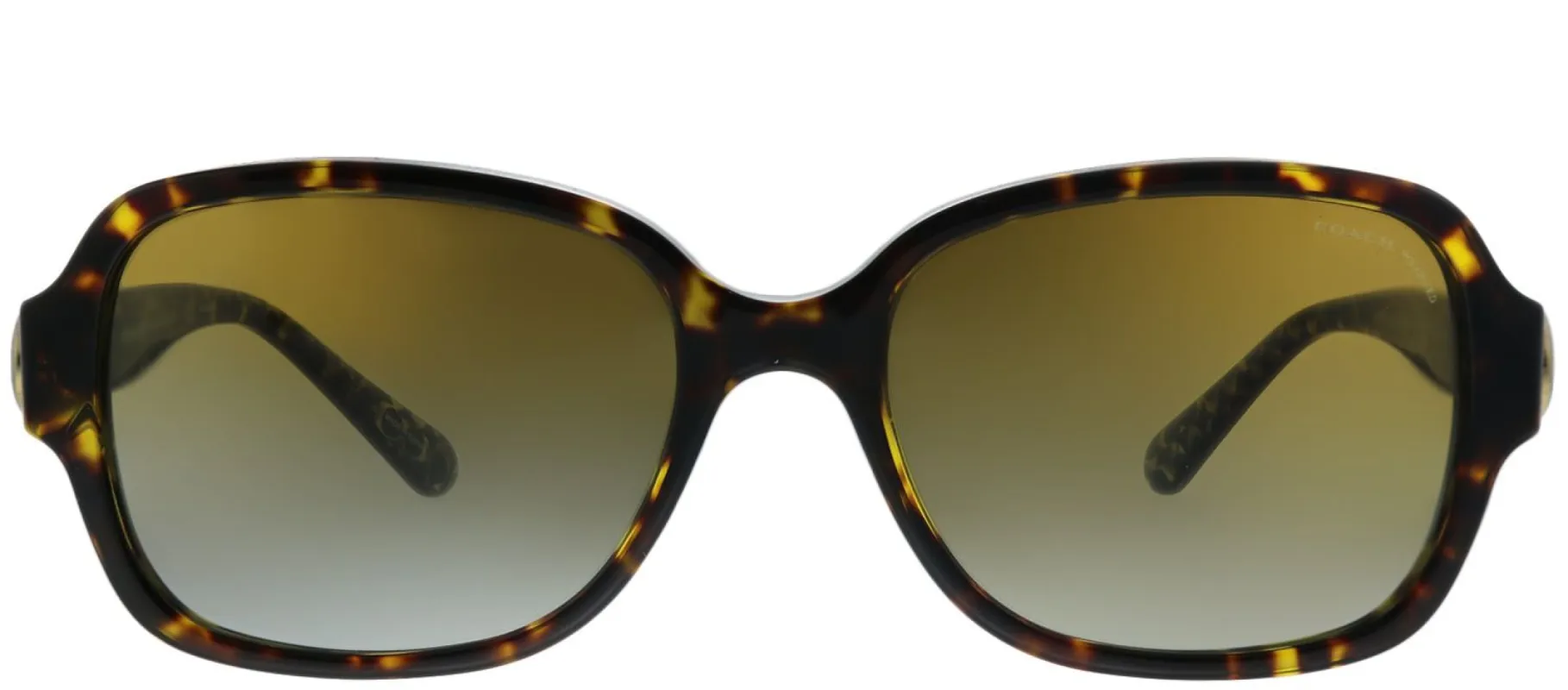 Coach HC 8241 5507T5 Rectangle Plastic Tortoise/ Havana Sunglasses with Brown Gradient Polarized Lens sold by Gaffos