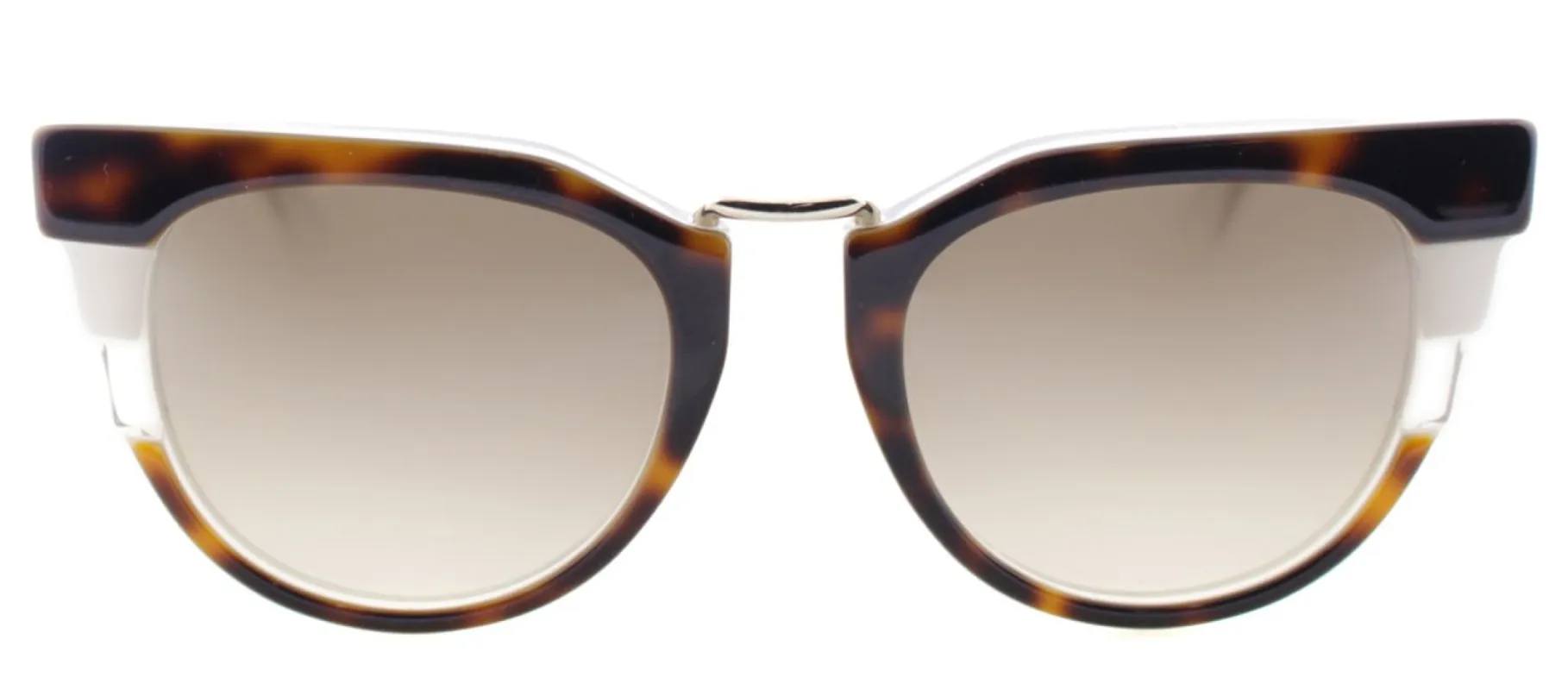 Fendi FF 0063 MUV Cat-Eye Plastic Tortoise/ Havana Sunglasses with Brown Gradient Lens sold by Gaffos