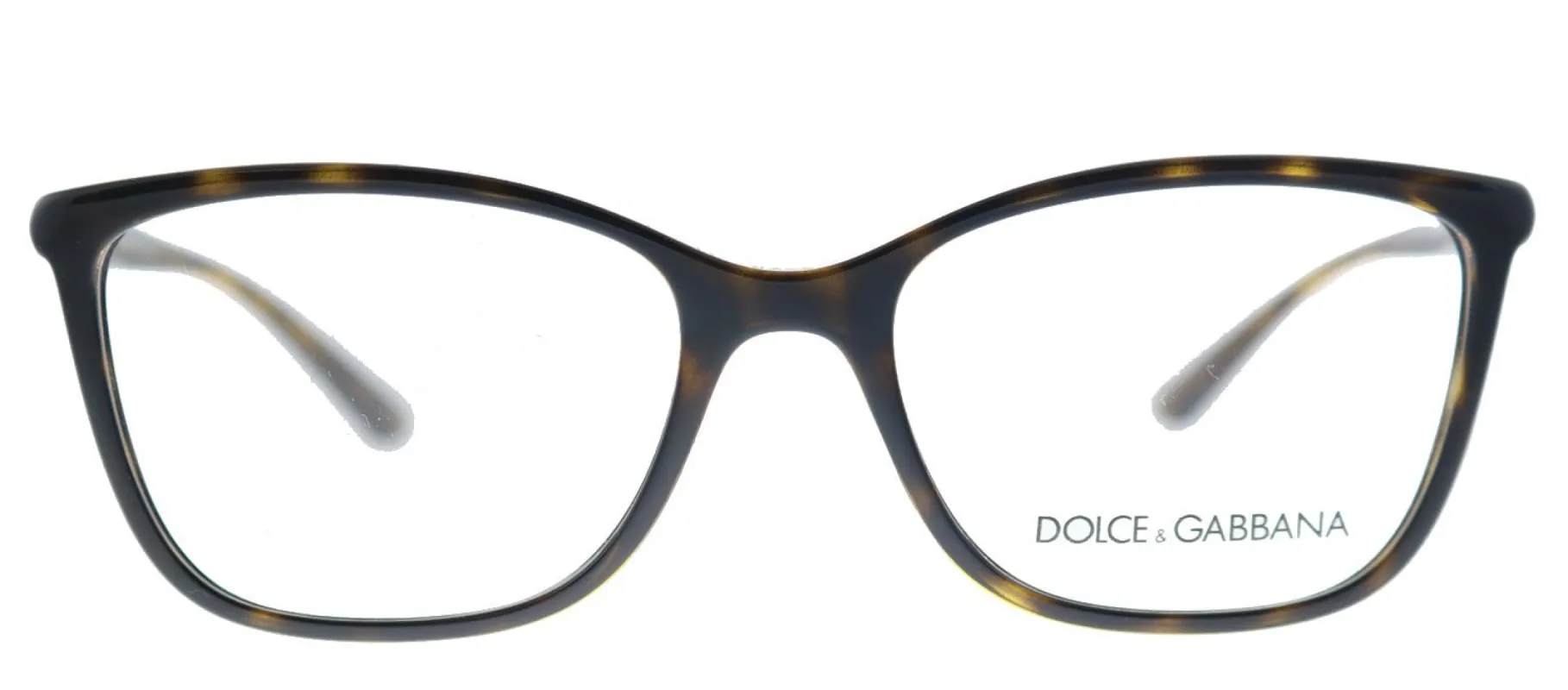 Dolce & Gabbana DG 5026 502 Rectangle Plastic Tortoise/ Havana Eyeglasses with Demo Lens sold by Gaffos